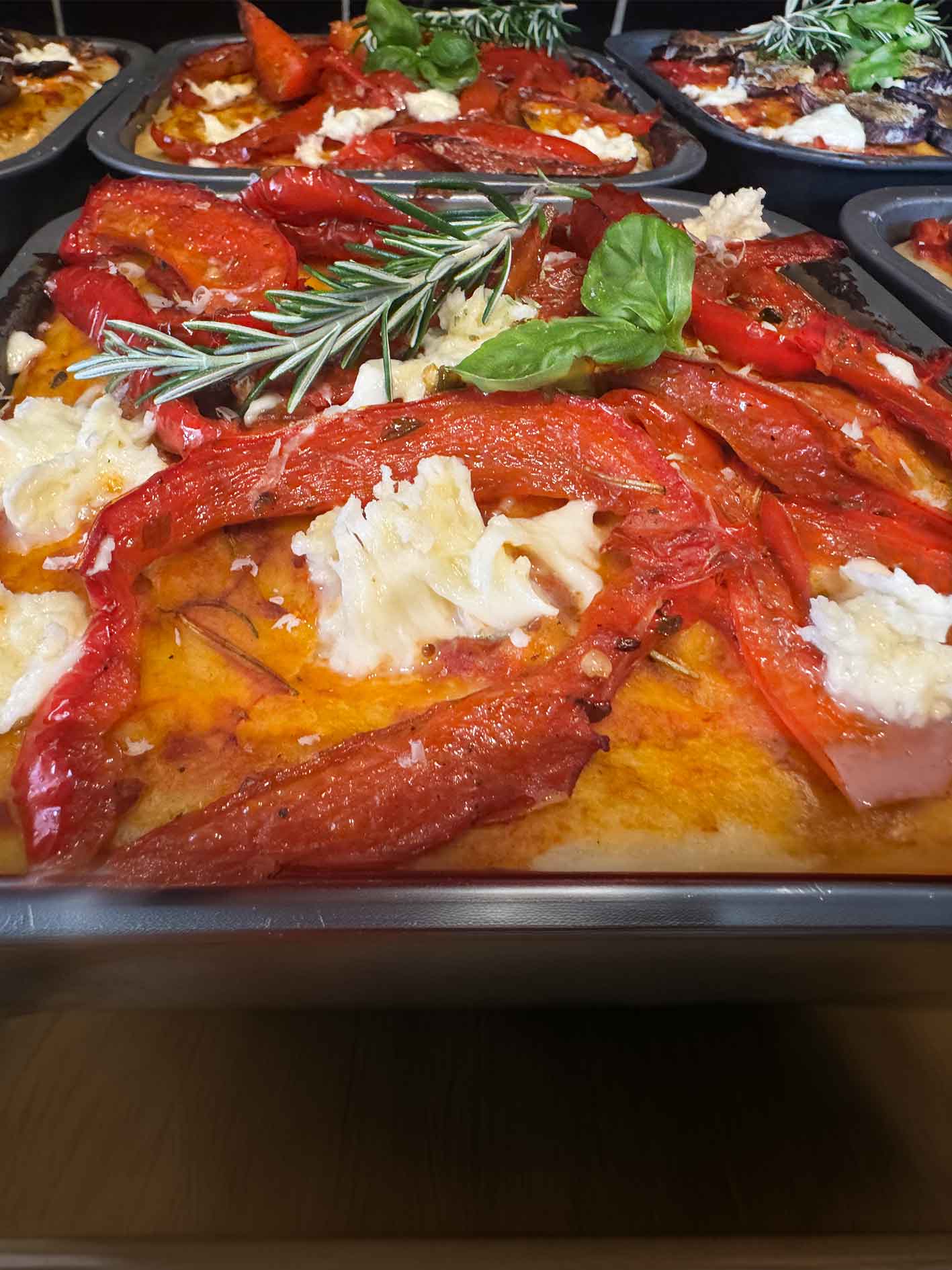 Focaccia & Sauteed Peppers